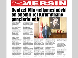 BASINDA BAROMUZ (Mersin'de Kabotaj'ın İlk Sahipleri Kiremithane Gençleridir)