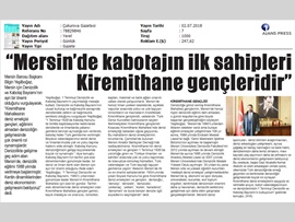 BASINDA BAROMUZ (Mersin'de Kabotaj'ın İlk Sahipleri Kiremithane Gençleridir)