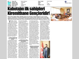 BASINDA BAROMUZ (Mersin'de Kabotaj'ın İlk Sahipleri Kiremithane Gençleridir)