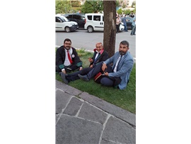 BARO BAŞKANLARI TBMM ÖNÜNDE OTURMA EYLEMİNDE