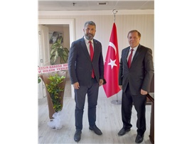 BAŞKANIMIZ YEŞİLBOĞAZ’DAN VERGİ DAİRESİ BAŞKANI BAYSAL’A ZİYARET
