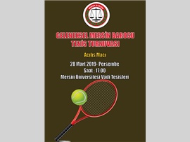 GELENEKSEL MERSİN BAROSU TENİS TURNUVASI