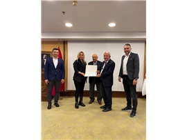 AVUKATLARIMIZA ARABULUCULUK SERTİFİKASI TAKDİM EDİLDİ