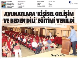 BASINDA BAROMUZ (Avukatlara Kişisel Gelişim Semineri)