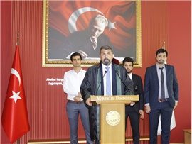 BARO BŞK. BİLGİN YEŞİLBOĞAZ: “TOPLUMUN SESİ VE VİCDANIYIZ” (27.06.2018)