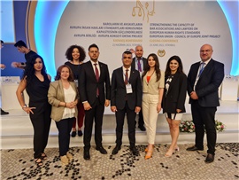 BAROLARIN VE AVUKATLARIN AVRUPA İNSAN HAKLARI STANDARTLARI KONUSUNDA KAPASİTESİNİN GÜÇLENDİRİLMESİ AB PROJESİ KAPANIŞ KONFERANSI