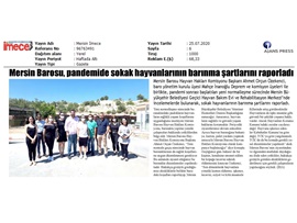 BASINDA BAROMUZ (Hayvan Hakları Merkezimiz, Sokak Hayvanlarının Yaşam Koşullarını Raporladı)