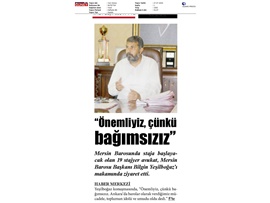 BASINDA BAROMUZ (Yeşilboğaz, "Önemliyiz, Çünkü Bağımsızız")
