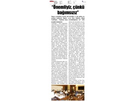 BASINDA BAROMUZ (Yeşilboğaz, "Önemliyiz, Çünkü Bağımsızız")