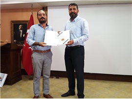 ARABULUCULUK EĞİTİMİNİ TAMAMLAYAN MESLEKTAŞLARIMIZ SERTİFİKALARINI ALDI