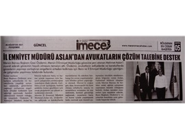 Başkanımız Özdemir'den, İl Emniyet Müdürü Aslan'a ziyaret