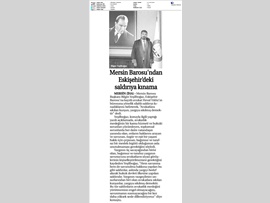BASINDA BAROMUZ (Eskişehir'de Avukata Yapılan Saldırıya Kınama)