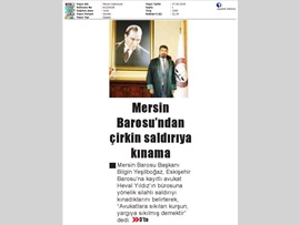 BASINDA BAROMUZ (Eskişehir'de Avukata Yapılan Saldırıya Kınama)