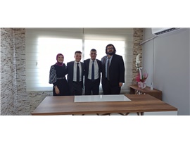 BAŞKANIMIZ AV. GAZİ ÖZDEMİR, GENÇ MESLEKTAŞLARININ OFİS AÇILIŞINA KATILDI