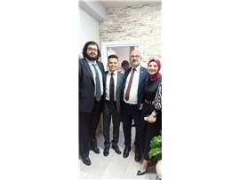 BAŞKANIMIZ AV. GAZİ ÖZDEMİR, GENÇ MESLEKTAŞLARININ OFİS AÇILIŞINA KATILDI