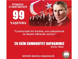 CUMHURİYET BAYRAMIMIZ KUTLU OLSUN