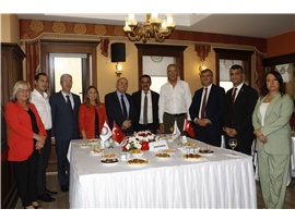 MERSİN BAROSU CUMHURİYET RESEPSİYONU DÜZENLEDİ