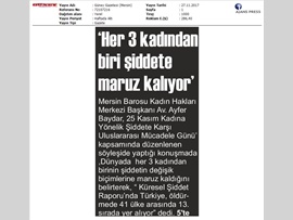 BASINDA BAROMUZ (Kadına Yönelik Şiddet Söyleşisi)