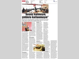 BASINDA BAROMUZ (Kadın Hakları Merkezimizin, Kadına Yönelik Şiddet Hakkında Basın Açıklaması)