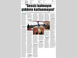 BASINDA BAROMUZ (Kadın Hakları Merkezimizin, Kadına Yönelik Şiddet Hakkında Basın Açıklaması)
