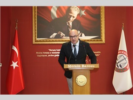 MERSİN BAROSU AV. TAHİR ELÇİ’Yİ ANDI