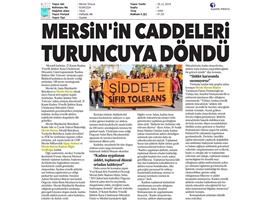 BASINDA BAROMUZ (Mersin Barosu, Kadına Şiddete Sıfır Tolerans Yürüyüşüne Katıldı)