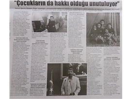 BASINDA BAROMUZ (Dünya Çocuk Hakları Günü Basın Açıklaması)
