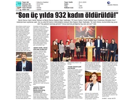 BASINDA BAROMUZ (Kadına Şiddete Karşı Uluslararası Mücadele Günü Basın Açıklaması)