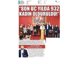 BASINDA BAROMUZ (Kadına Şiddete Karşı Uluslararası Mücadele Günü Basın Açıklaması)