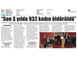 BASINDA BAROMUZ (Kadına Şiddete Karşı Uluslararası Mücadele Günü Basın Açıklaması)