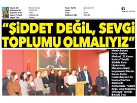 BASINDA BAROMUZ (Kadına Şiddete Karşı Uluslararası Mücadele Günü Basın Açıklaması)