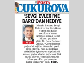 BASINDA BAROMUZ (Baromuzdan Sevgi Evleri Çocuklarına Karne Hediyesi)
