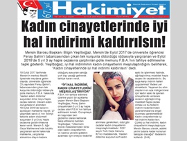 BASINDA BAROMUZ ("İyi Hal İndirimi Kadın Cinayetleri Meşrulaştırıyor")