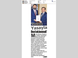 BASINDA BAROMUZ (MGC'den Baro Başkanımıza Ziyaret)