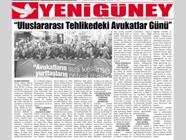 BASINDA BAROMUZ (Uluslararası Tehlikedeki Avukatlar Günü)