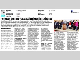 BASINDA BAROMUZ (Yeşilboğaz: "Kirli Yatırımlar İstemiyoruz")