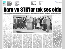 BASINDA BAROMUZ (Yeşilboğaz: "Kirli Yatırımlar İstemiyoruz")