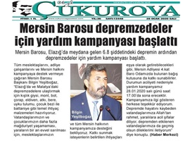 BASINDA BAROMUZ (Baromuzdan Depremzedelere Yardım Kampanyası)