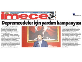 BASINDA BAROMUZ (Baromuzdan Depremzedelere Yardım Kampanyası)