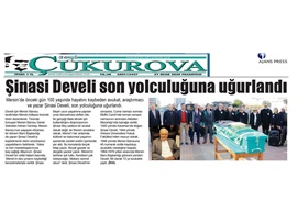 BASINDA BAROMUZ (Av. Şinasi Develi Son Yolculuğuna Uğurlandı)