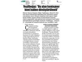 Başkanımız Yeşilboğaz, elektriği olmayan Suriyeli mülteci çadırını ziyaret etti