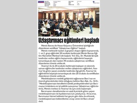 BASINDA BAROMUZ (Baromuzda Uzlaştırmacı Eğitimleri Başladı)