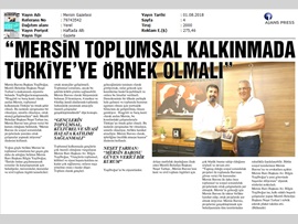 BASINDA BAROMUZ (Baro Başkanımızdan Mezitli Bld. Bşk. Neşet Tarhan'a Ziyaret)