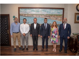 BARO BAŞKANIMIZ ÖZDEMİR VE YÖNETİM KURULUMUZDAN MERSİN BÜYÜKŞEHİR BELEDİYE  BAŞKANI SEÇER’E ZİYARET