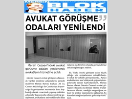 BASINDA BAROMUZ (Mersin Cezaevi'nde Avukat Görüşme Odaları Yenilendi)