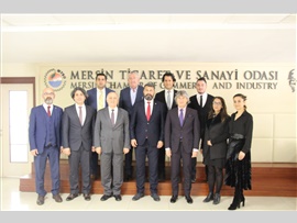 BARO BAŞKANIMIZ VE YÖNETİM KURULUMUZ, MERSİN TİCARET VE SANAYİ ODASI YÖNETİMİNİ ZİYARET ETTİ