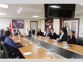 BARO BAŞKANIMIZ VE YÖNETİM KURULUMUZ, MERSİN TİCARET VE SANAYİ ODASI YÖNETİMİNİ ZİYARET ETTİ