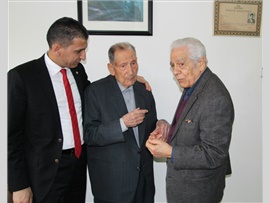 BARO BAŞKANIMIZ AV. ALİ ER’DEN,  AVUKATLIK MESLEĞİNİN DUAYENLERİNE ZİYARET