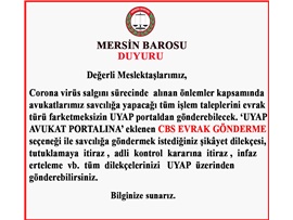 SAVCILIĞA EVRAK GÖNDERME UYAP ÜZERİNDEN YAPILABİLECEK