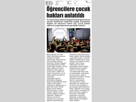 BASINDA BAROMUZ (Av. Güray Göçer: ".Çocuk Hakları Eğitimi Yaygınlaştırılmalıdır"